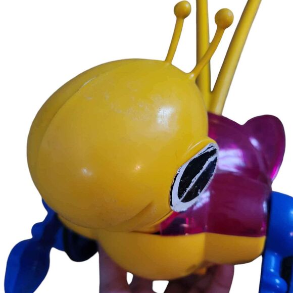 2 1991 Steven Mfg Co Push Light Up Frog and Snail Toys READ DESCRIPTION - Picture 4 of 10